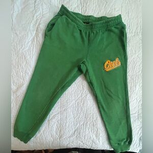 OVO Owls Green Varsity Capri Joggers Women’s Medium